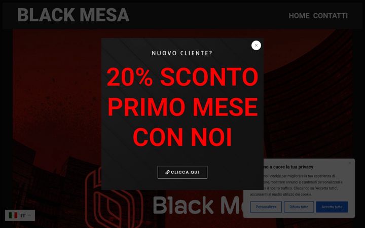 Screenshot of blackmesa.it