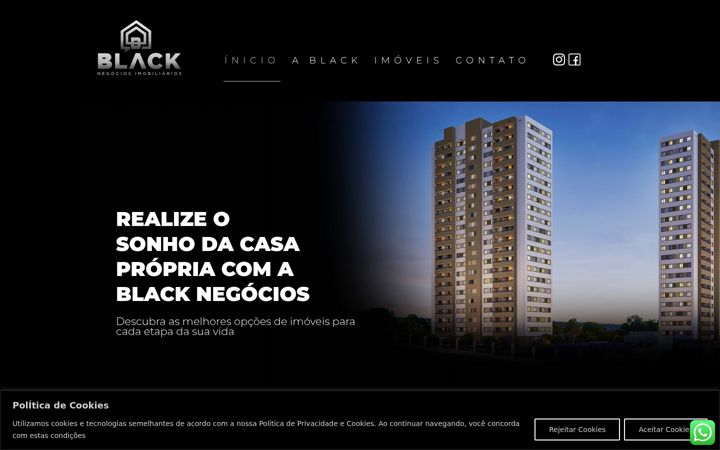 Screenshot of blacknegocios.com.br