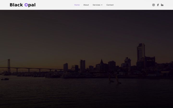 Screenshot of blackopaldigital.com