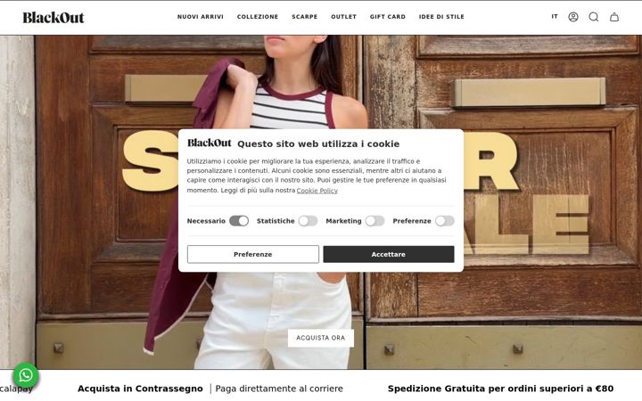 Capture d'écran de blackoutroma.com