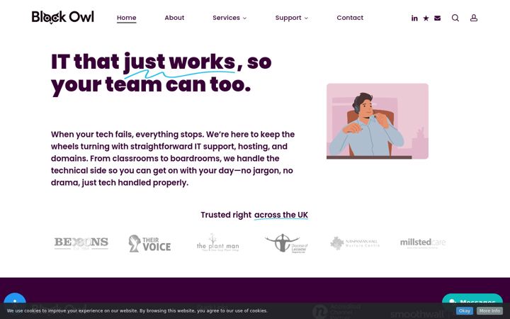 Screenshot di blackowl.co.uk