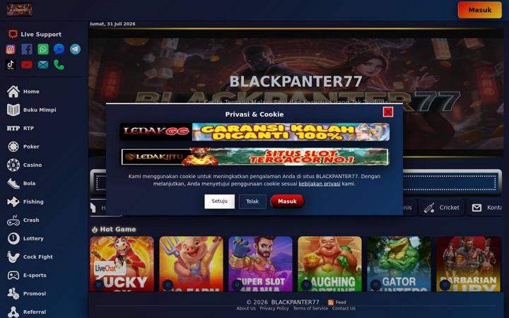 Screenshot of blackpanter77.it.com