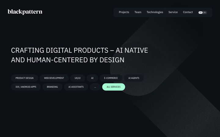 Screenshot of blackpattern.de