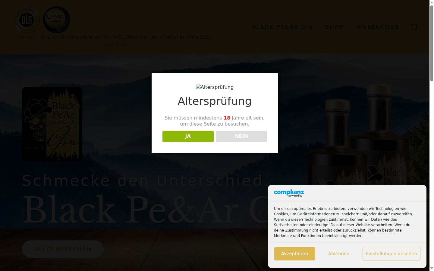 Screenshot tal-banner tal-kunsens muri qabel kwalunkwe interazzjoni