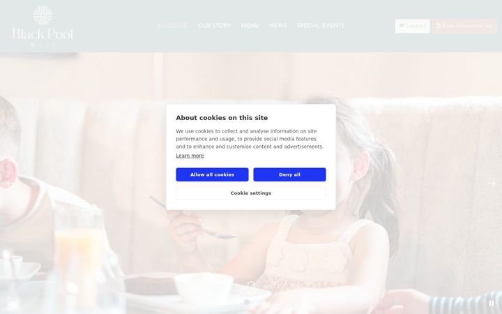 Screenshot of blackpoolmill.com