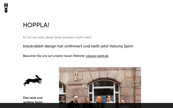 Screenshot of blackrabbit-design.de