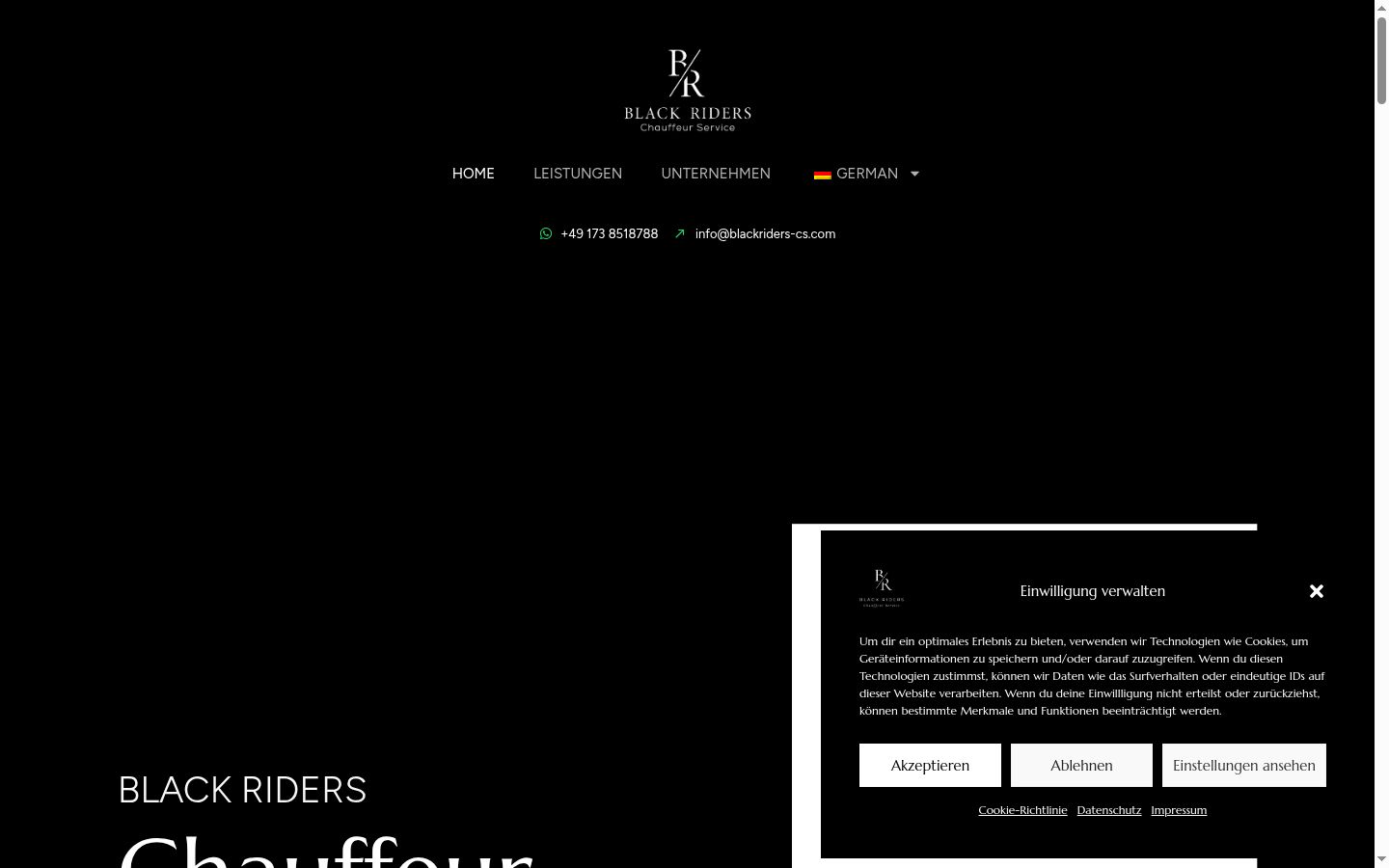 Sutikimo reklamjuostės, rodytos prieš bet kokią sąveiką, ekrano kopija