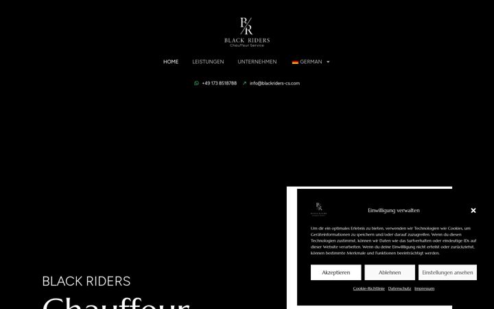 Screenshot of blackriders-cs.com