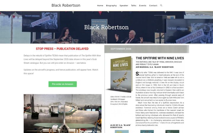 Screenshot of blackrobertson.com