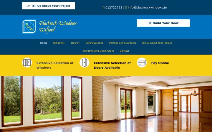 Screenshot of blackrockwindows.ie