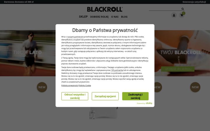 Captura de pantalla de blackroll.com.pl