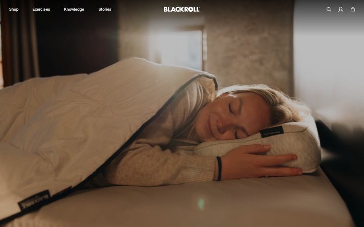 Screenshot of blackroll.com