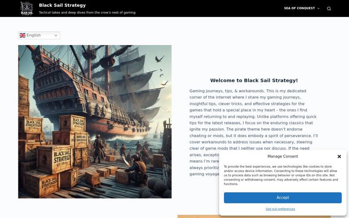 Screenshot of blacksailstrategy.com
