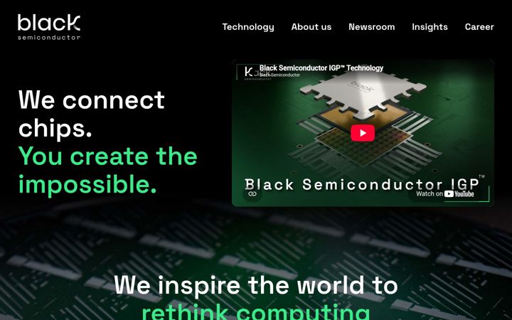 Screenshot of blacksemi.com