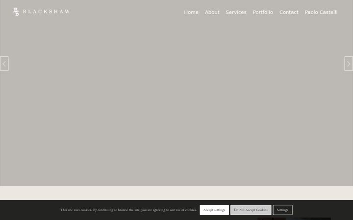 Screenshot von blackshaw.es