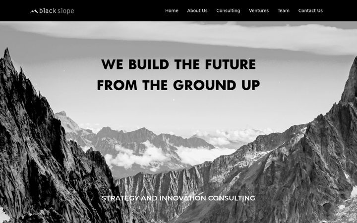 Screenshot of blackslope.co.za