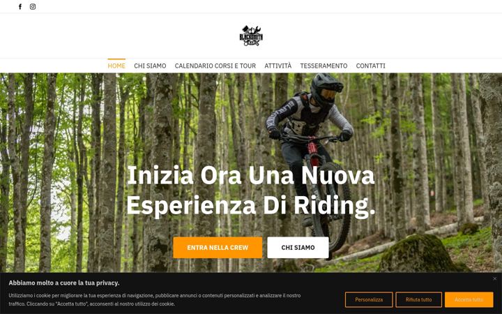 Screenshot of blacksmithmtb.it
