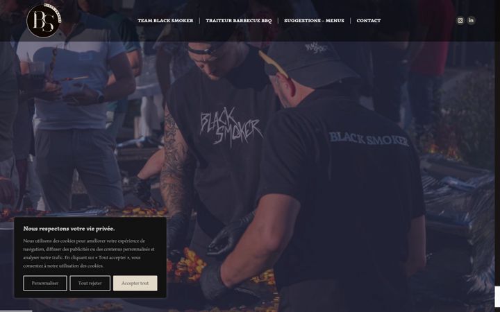 Screenshot of blacksmoker.fr
