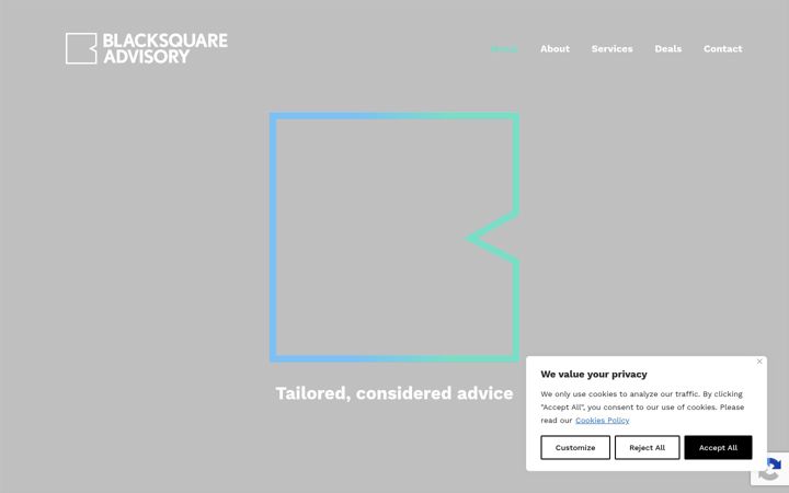 Screenshot of blacksquareadvisory.com
