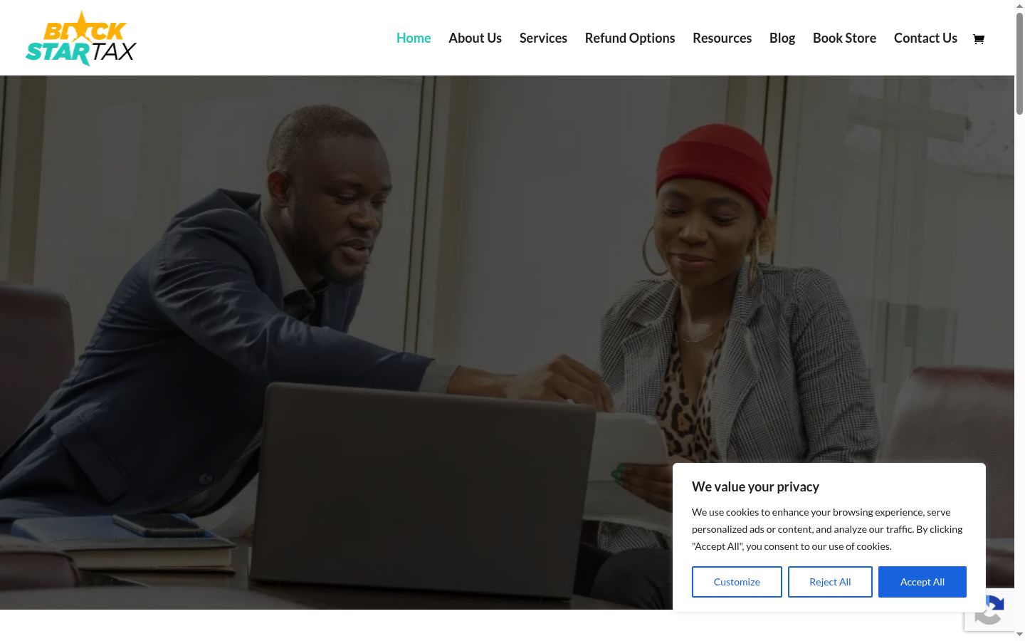 Captura de ecrã do banner de consentimento apresentado antes de qualquer interação