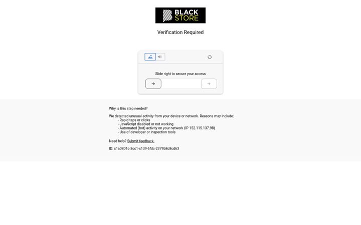 Screenshot of blackstore.fr