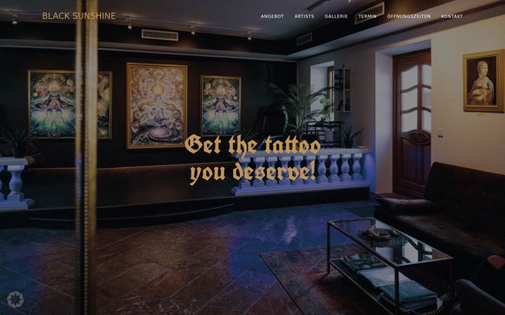 Screenshot of blacksunshine.at
