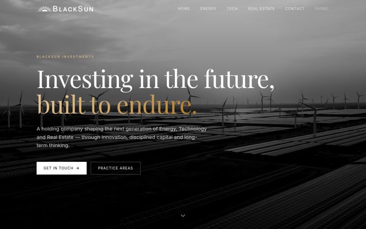 Screenshot of blacksunxe.com