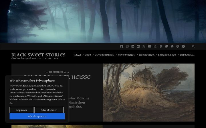Screenshot of blacksweetstories.com