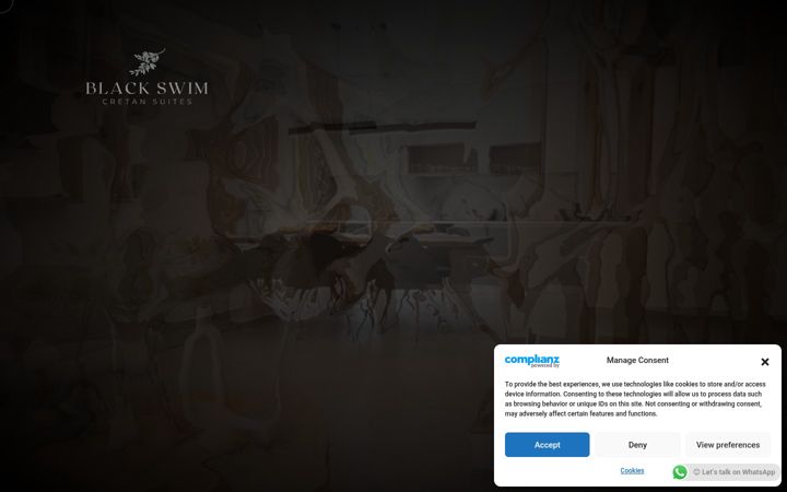 Screenshot of blackswim.gr