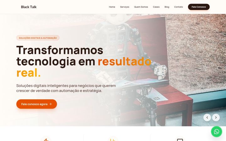Screenshot of blacktalk.com.br