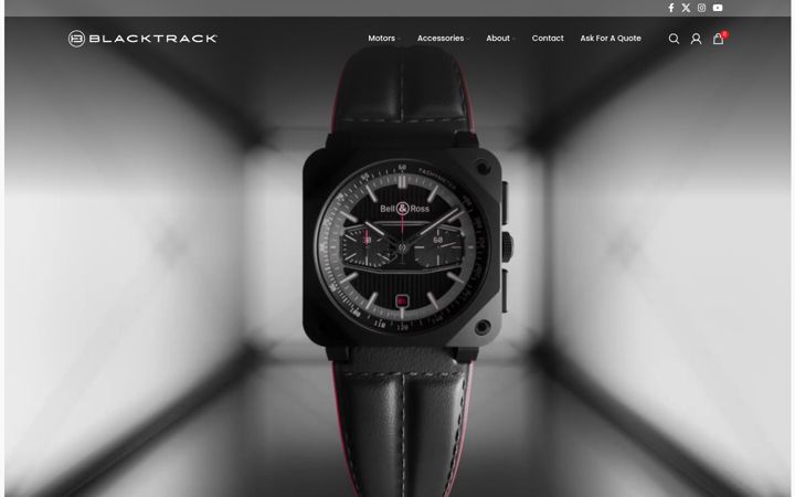 Screenshot of blacktrack.com