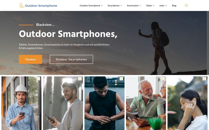 Screenshot of blackview-outdoor.de