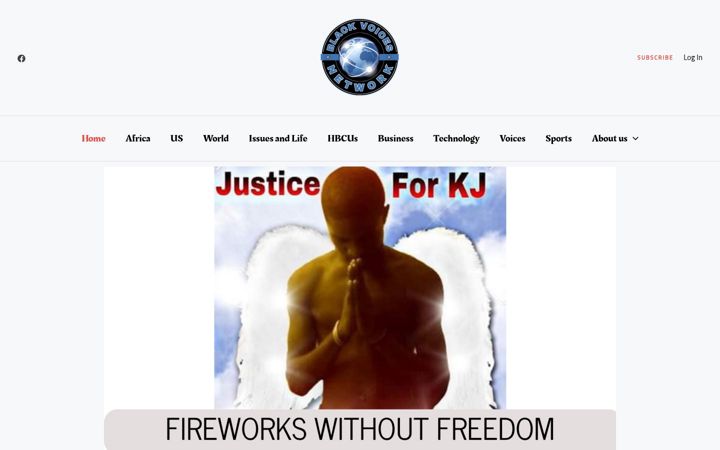 Screenshot di blackvoicesnetwork.com