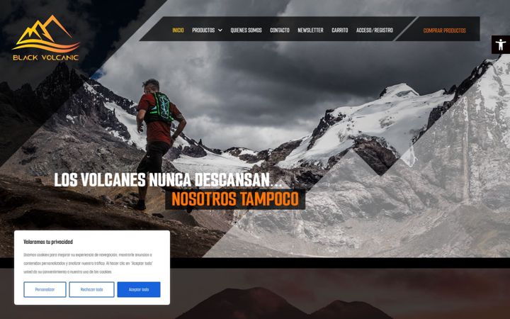 Screenshot di blackvolcanic.shop