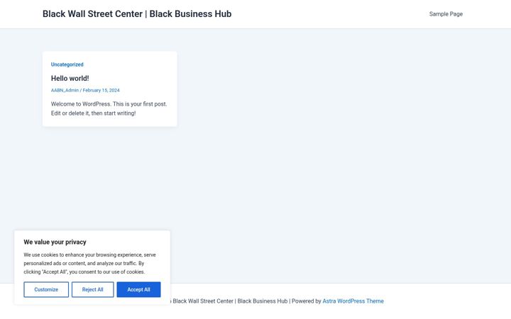 Screenshot di blackwallstreet.center