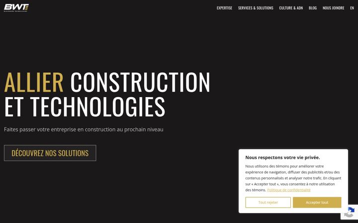 Screenshot van blackwaretech.com