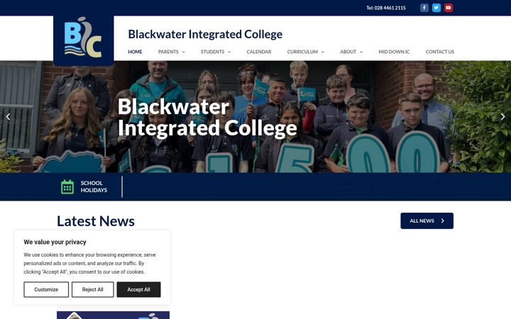 Screenshot of blackwateric.org