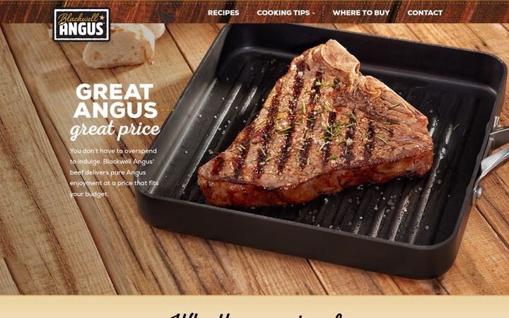 Screenshot of blackwellangus.com