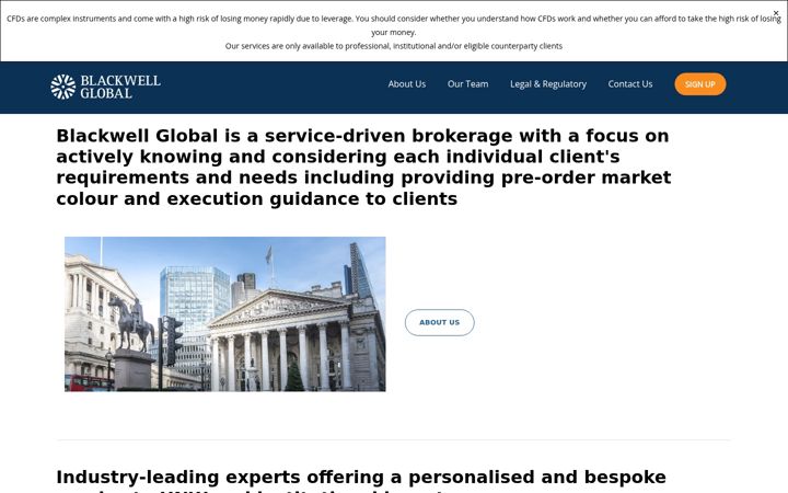 Screenshot of blackwellglobal.co.uk