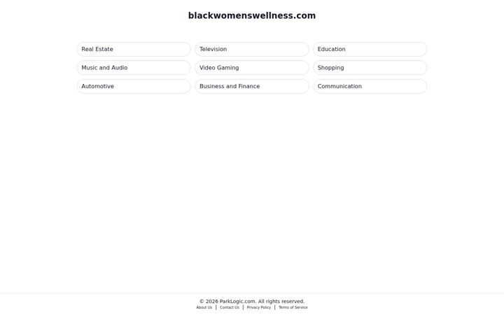 Screenshot of blackwomenswellness.com