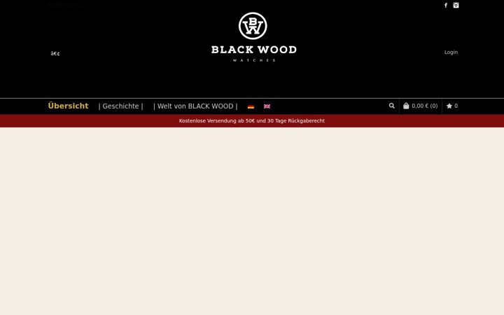 Captura de pantalla de blackwood-watches.com