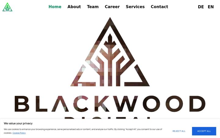 Screenshot of blackwooddigital.de