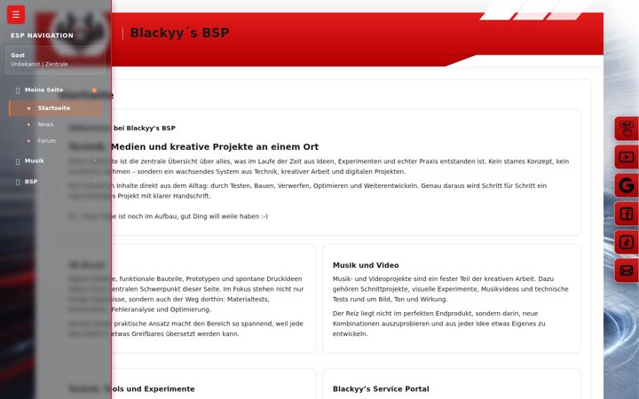 Screenshot of blackyy.de