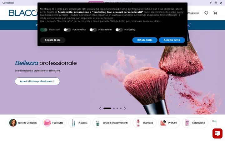 Captura de pantalla de blaco.it