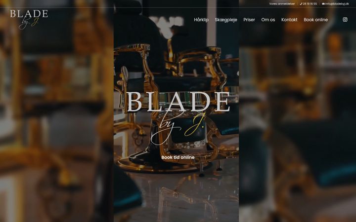 Screenshot of bladebyj.dk