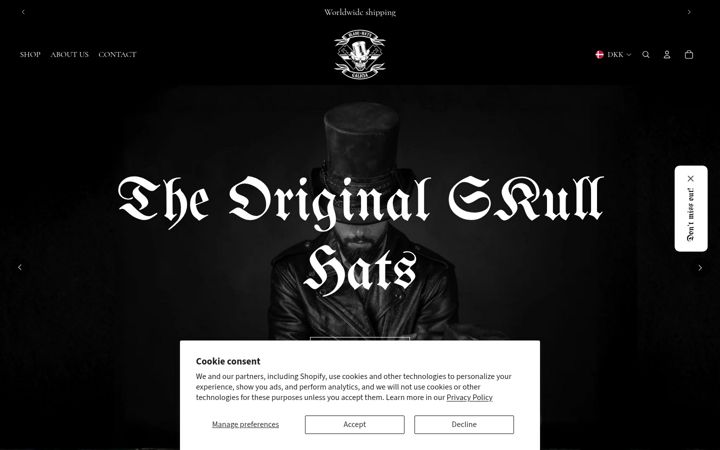 Screenshot of bladehats.com