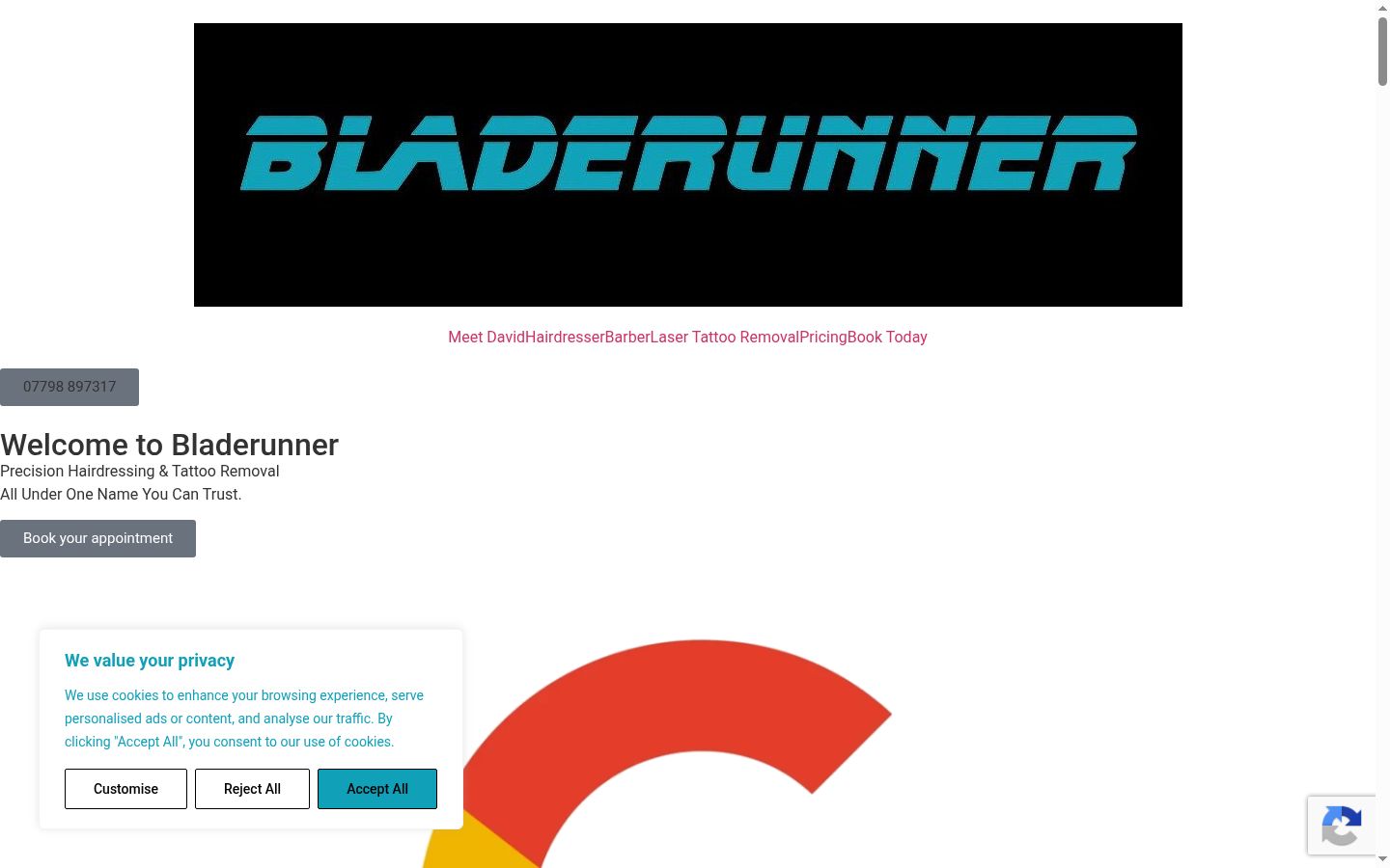 Screenshot des Einwilligungsbanners vor jeglicher Interaktion