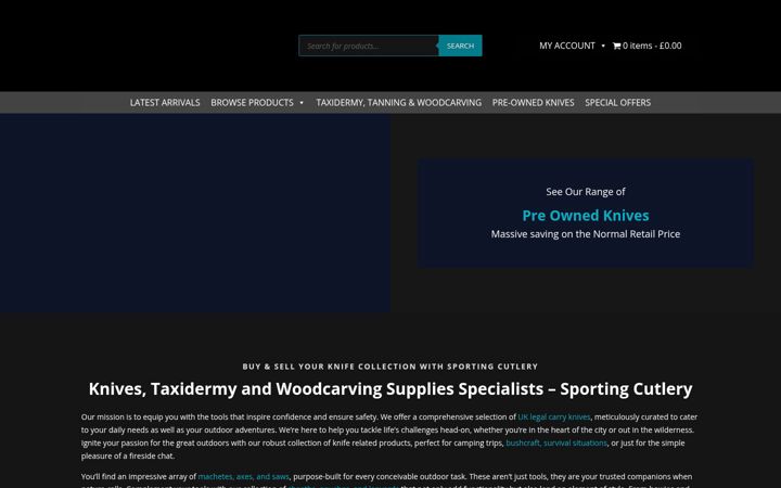 Screenshot of bladetech.co.uk