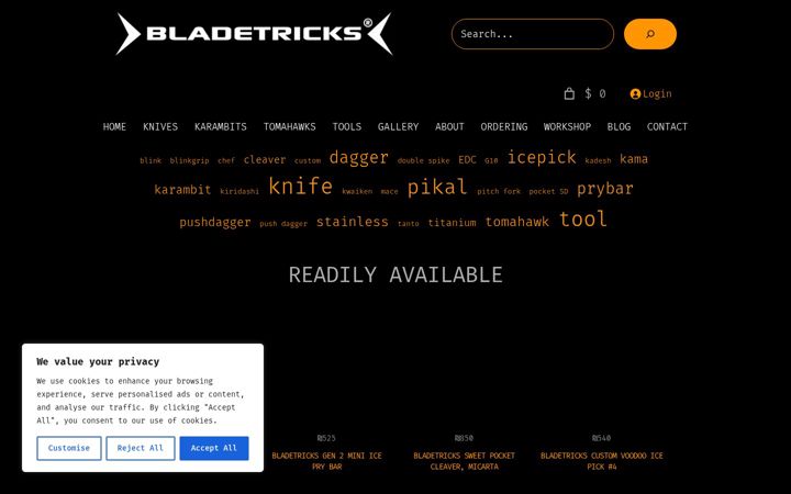 Screenshot of bladetricks.net
