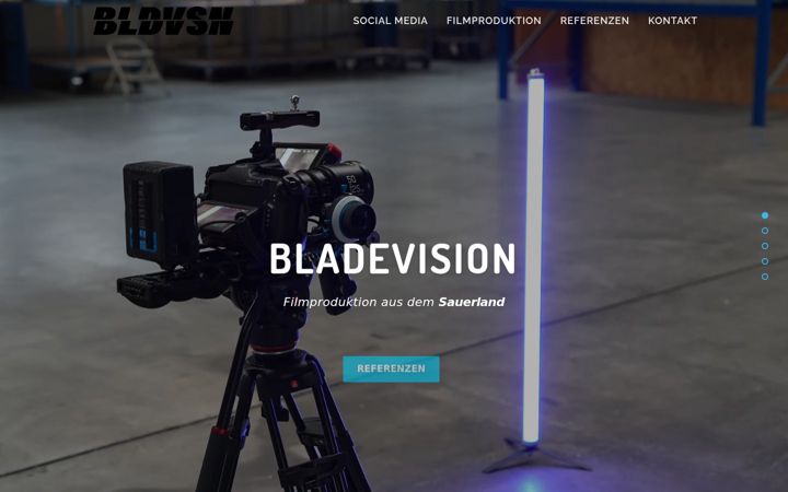 Screenshot von bladevision.de